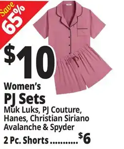 Ocean State Job Lot Women's PJ Sets offer