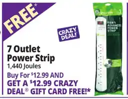 Ocean State Job Lot 7 Outlet Power Strip offer