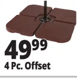Ocean State Job Lot Offset Umbrella Base 4-Piece offer