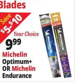 Ocean State Job Lot Michelin Optimum+ OR Michelin Endurance offer
