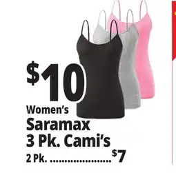 Ocean State Job Lot Women's Saramax 3 Pk. Cami's offer