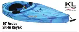 Ocean State Job Lot KL Outdoor Aruba 10' Sit-In Kayak Ocean Berry offer