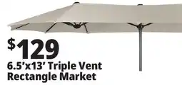 Ocean State Job Lot 6.5'x13' Triple Vent Rectangle Market offer