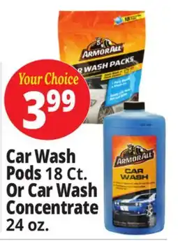 Ocean State Job Lot Car Wash Pods 18 Ct. Or Car Wash Concentrate 24 oz offer
