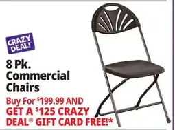 Ocean State Job Lot 8 Pk. Commercial Chairs offer