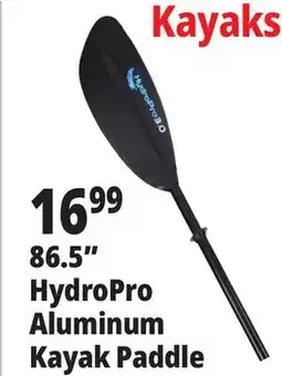 Ocean State Job Lot HydroPro Aluminum Kayak Paddle 86.5 offer