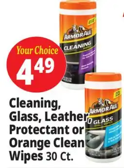 Ocean State Job Lot Cleaning, Glass, Leather, Protectant or Orange Clean Wipes offer