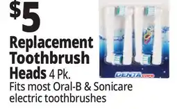 Ocean State Job Lot Replacement Toothbrush Heads offer