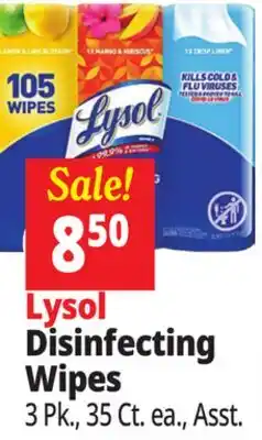 Ocean State Job Lot Lysol Disinfecting Wipes offer