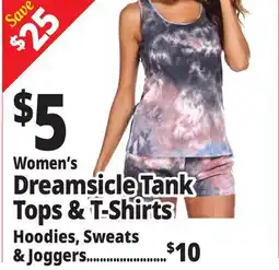 Ocean State Job Lot Women's Dreamsicle Tank Tops & T-Shirts offer