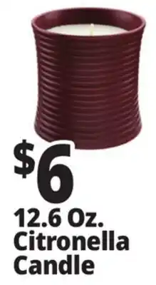Ocean State Job Lot 12.6oz Citronella Candle offer