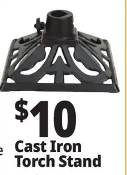 Ocean State Job Lot Patio Essentials Cast Iron Torch Stand offer