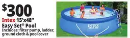Ocean State Job Lot Intex 15' x 48 Easy Set Pool offer