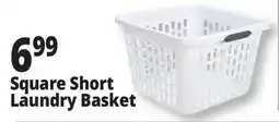 Ocean State Job Lot Square Short Laundry Basket offer