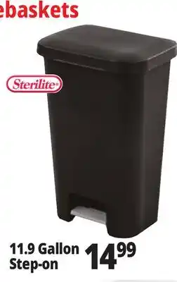Ocean State Job Lot Sterilite Wastebaskets Step-On offer