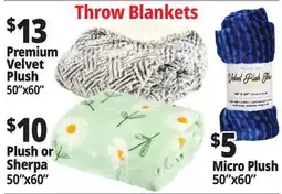 Ocean State Job Lot Throw Blankets offer
