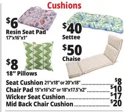 Ocean State Job Lot Outdoor Cushions offer