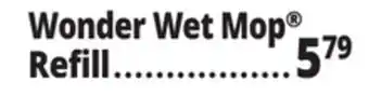 Ocean State Job Lot Wonder Wet Mop Refill offer