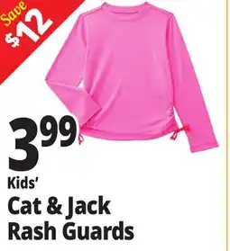 Ocean State Job Lot Kids' Cat & Jack Rash Guards offer