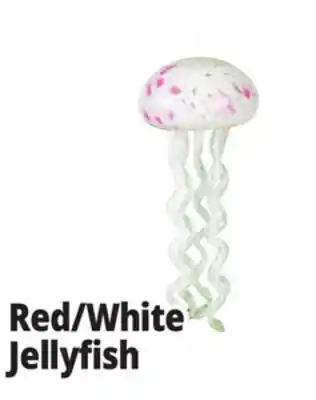 Ocean State Job Lot Glass Jellyfish Windchime White & Pink offer