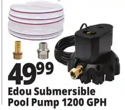 Ocean State Job Lot Edou Automatic Submersible Pool Cover Pump Black offer