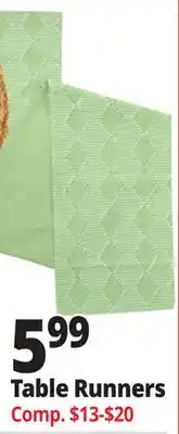 Ocean State Job Lot Table Runners offer