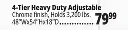 Ocean State Job Lot 4-Tier Heavy Duty Adjustable offer