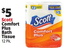 Ocean State Job Lot Scott Comfort Plush Bathroom Tissue 12 Count offer