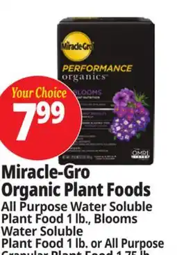 Ocean State Job Lot Miracle-Gro Organic Plant Foods offer