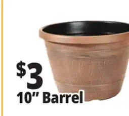 Ocean State Job Lot Whiskey Barrel Planters offer