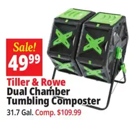 Ocean State Job Lot Tiller & Rowe Dual Chamber Tumbling Composter offer
