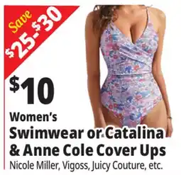 Ocean State Job Lot Women's Swimwear or Catalina & Anne Cole Cover Ups offer