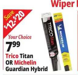 Ocean State Job Lot Trico Titan r Michelin Guardian Hybrid offer