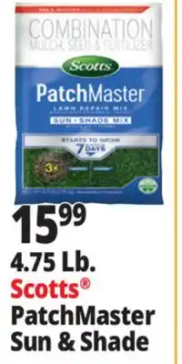 Ocean State Job Lot Scotts Patchmaster Sun & Shade Lawn Repair Mix 4.75 lbs offer
