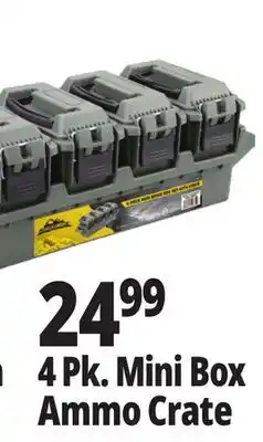 Ocean State Job Lot 4 Pk. Mini Box Ammo Crate offer