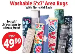 Ocean State Job Lot Washable 5'x7' Area Rugs offer