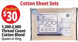 Ocean State Job Lot 1,200-2,000 Thread Count Cotton Blend offer