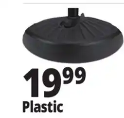 Ocean State Job Lot Round Fillable Plastic Umbrella Base offer