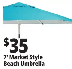 Ocean State Job Lot 7' Market Style Tilting Beach Umbrella offer
