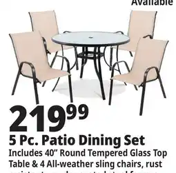 Ocean State Job Lot Round Bronze Finish Glass Top Patio Table 40 offer