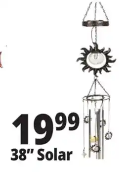 Ocean State Job Lot Solar Wind Chime 38 offer