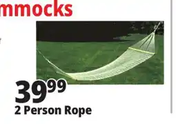 Ocean State Job Lot 2 Person Rope Hammock 60 x 80 offer
