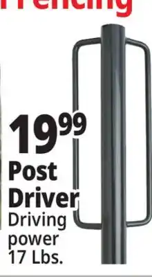 Ocean State Job Lot Tiller & Rowe Post Driver offer