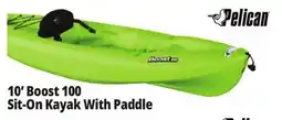 Ocean State Job Lot Pelican Boost 100 Kayak-Lime w/Paddle offer