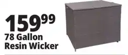 Ocean State Job Lot Resin Wicker Deck Box 78 Gal offer