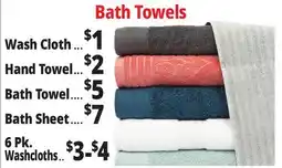 Ocean State Job Lot Bath Towels offer