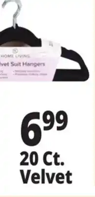 Ocean State Job Lot HomeLiving Velvet Suit Hangers 20 Count offer