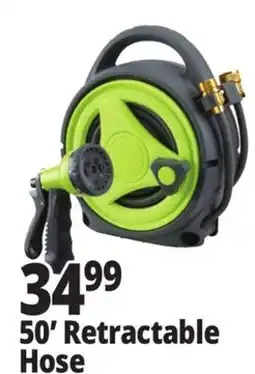 Ocean State Job Lot Deluxe Retractable Hose Reel with Mount 50' offer