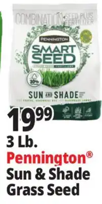 Ocean State Job Lot Pennington Smart Seed Sun & Shade Grass Seed 3 lbs offer