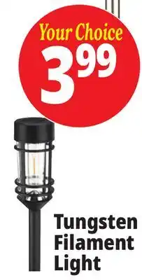 Ocean State Job Lot Tungsten Filament Solar Light offer